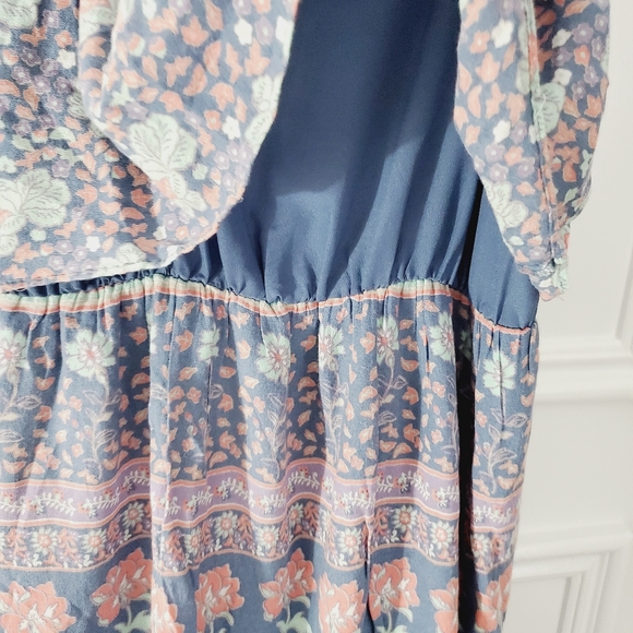 Floral Cascade Waterfall Sundress- Small - Picture 11 of 15